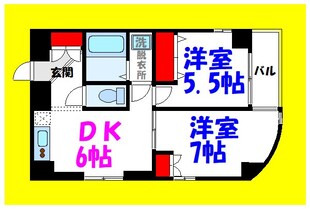 メゾンドリプレットの物件間取画像